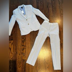 Boys JCrew seersucker suit new with tags size 12